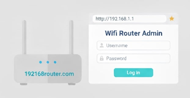 Router admin interface at 192.168.1.1